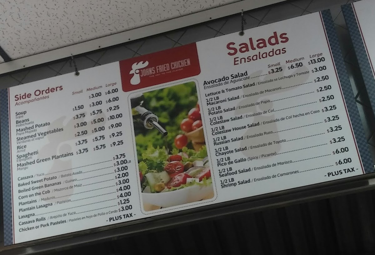 John's Fried Chicken Menu - Image 6